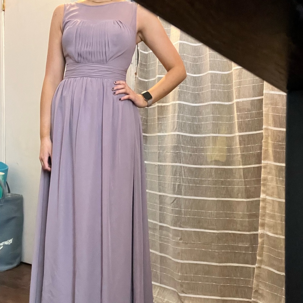 Size 2 dusty lilac prom/bridesmaid dress